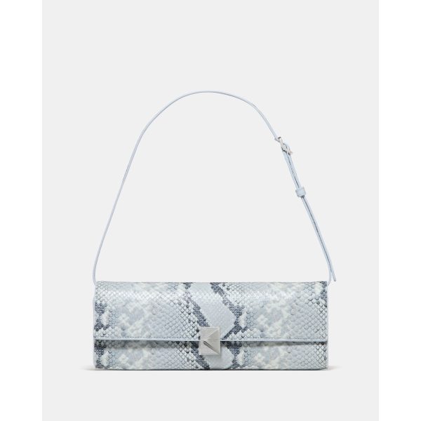 Kate Spade Deco Snake Embossed Soft Mini Shoulder Bag in Pale Sapphirine - Preorder
