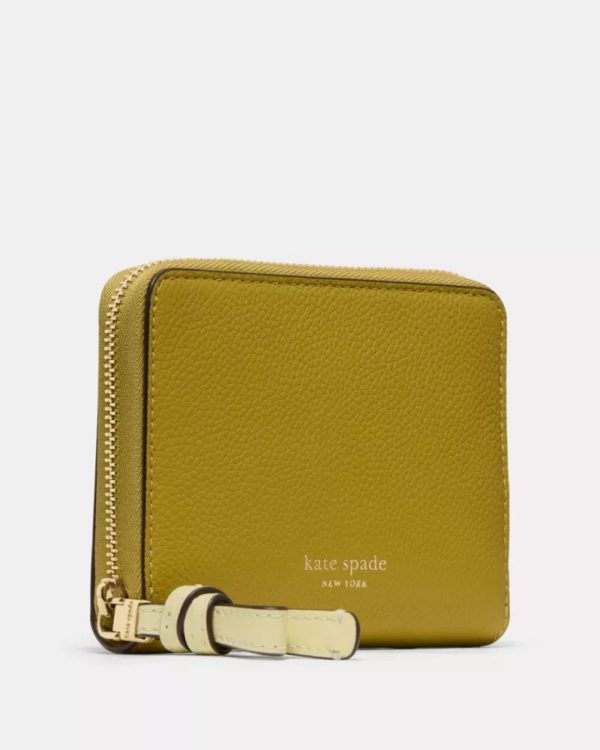 Kate Spade Loop Zip Around Wallet Laurel Leaf - Preorder
