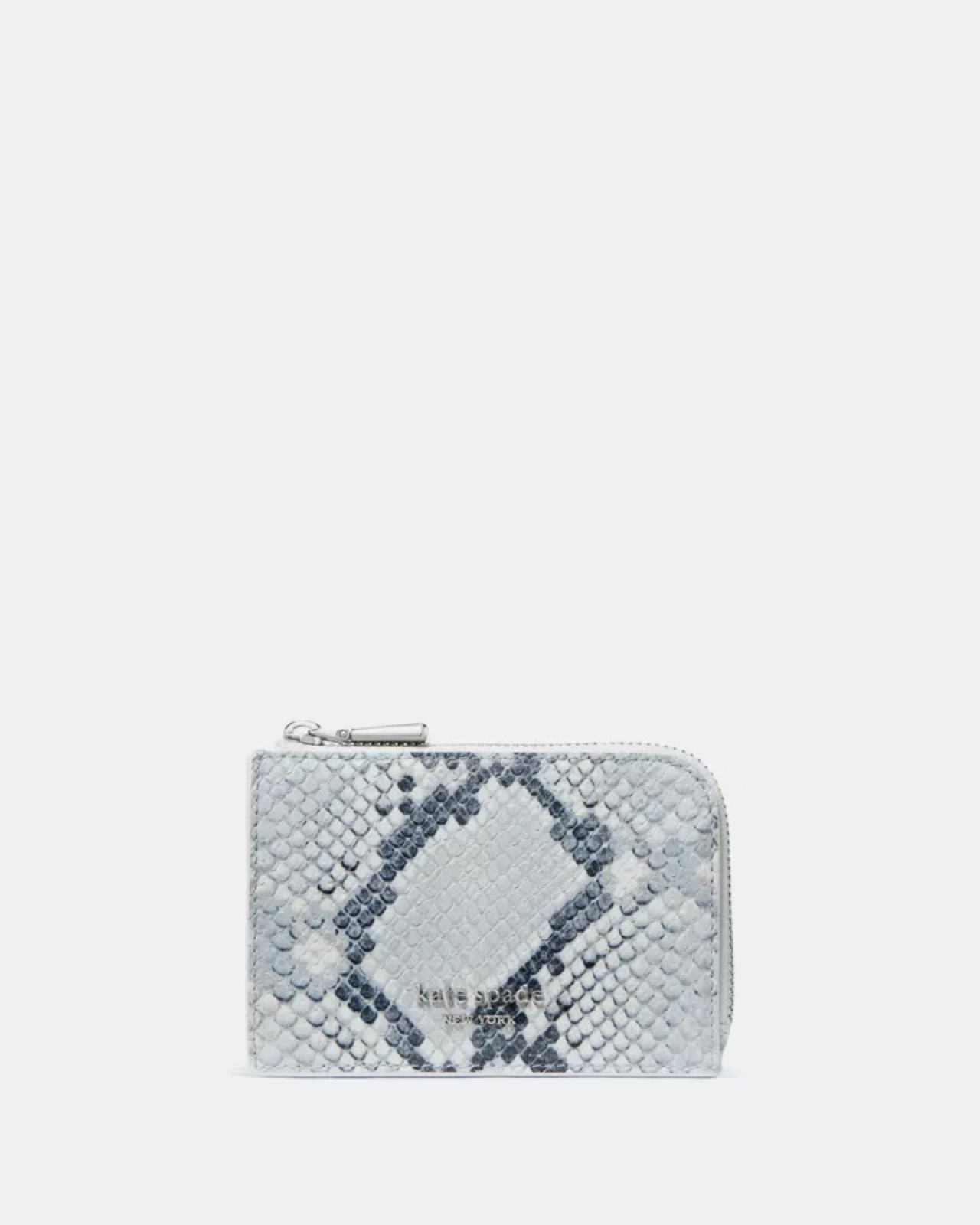 Kate Spade Snake Embossed Mini Zip Card Case - Preorder