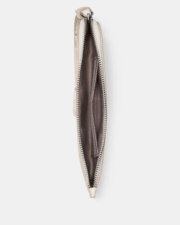 Kate Spade Zippy Snake Embossed Wristlet Neutral Multi - Preorder