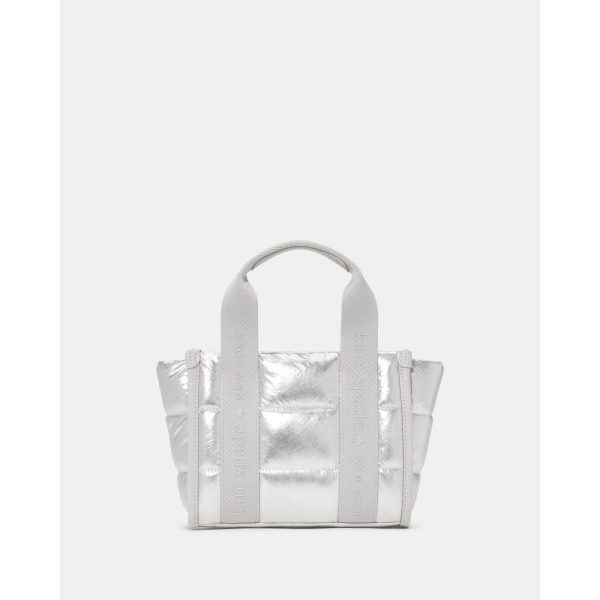 Kate Spade Kip Puffy Mini Tote in Silver - Preorder