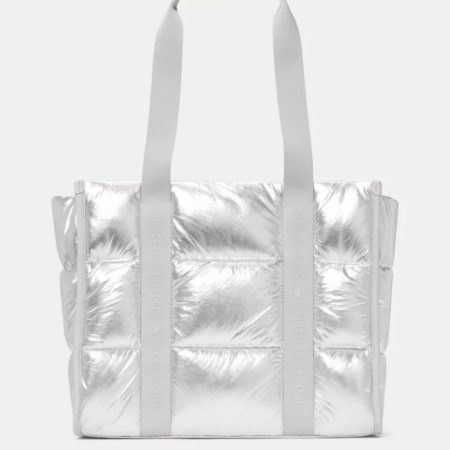Kate Spade Kip Puffy Large Tote Silver - Preorder