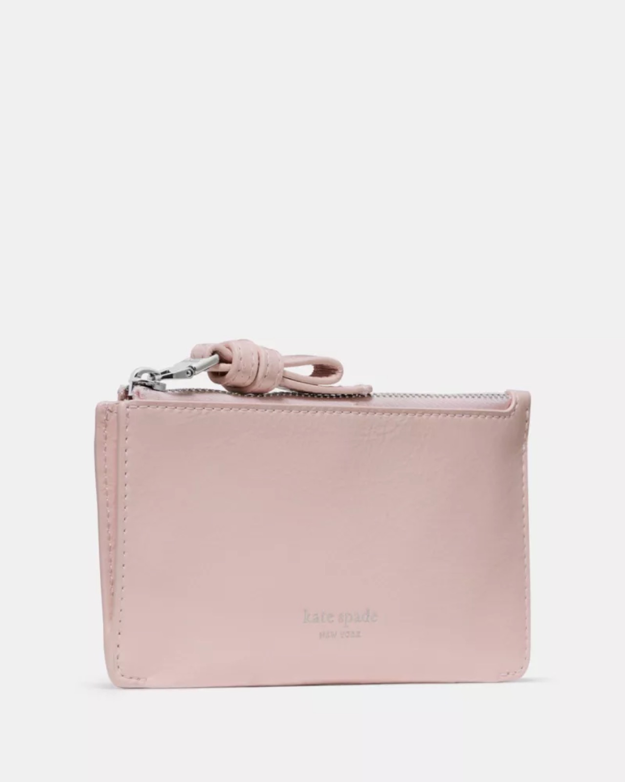 Kate Spade Loop Crinkle Patent Zip Card Case Morning Beach - Preorder - Image 2