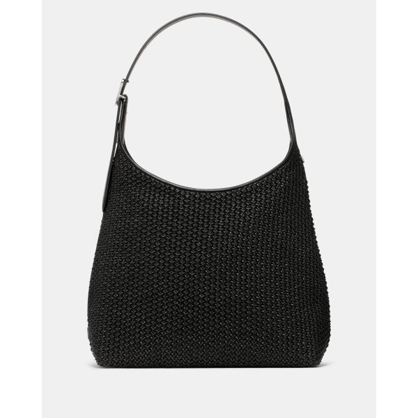 Kate Spade 454 Straw Large Shoulder Bag in Black (KO416BLK) - Preorder