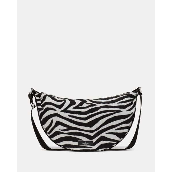 Kate Spade Carter Zebra Sling Crossbody Bag in Black (KO429BLC) - Preorder
