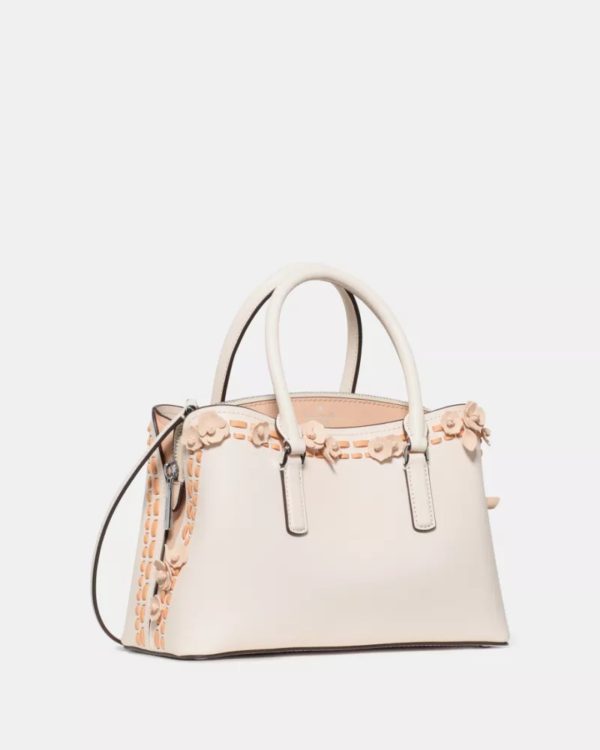 Kate Spade Thompson Street Floral Small Satchel Bag Fresh Peach - Preorder