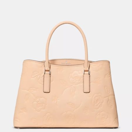 Kate Spade Thompson Street Floral Satchel Bag Crisp Peach - Preorder