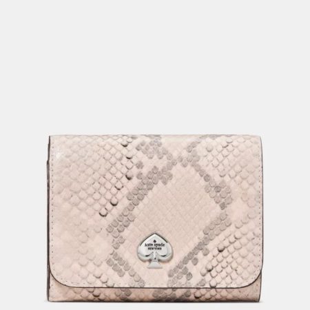 Kate Spade Kayla Snake Small L-zip Flap Wallet - Preorder