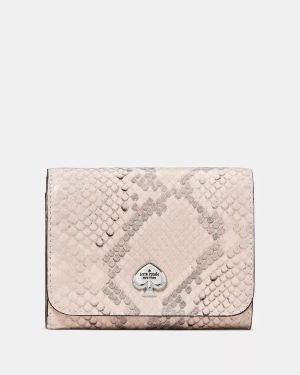 Kate Spade Kayla Snake Small L-zip Flap Wallet - Preorder