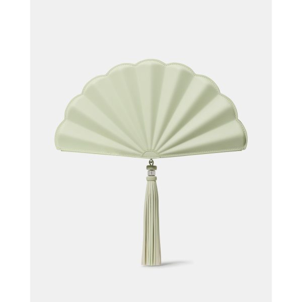 Kate Spade Lotus Fan Clutch Bag in Lime Frosting - Preorder
