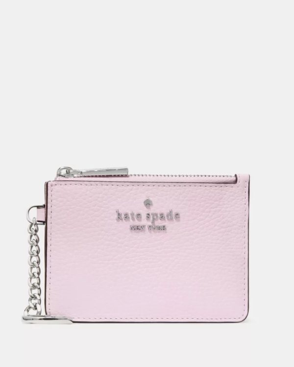 Kate Spade Key Ring Card Holder Dahlia Pink - Preorder