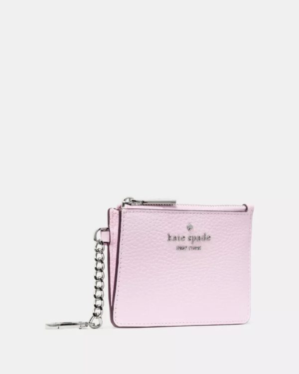 Kate Spade Key Ring Card Holder Dahlia Pink - Preorder