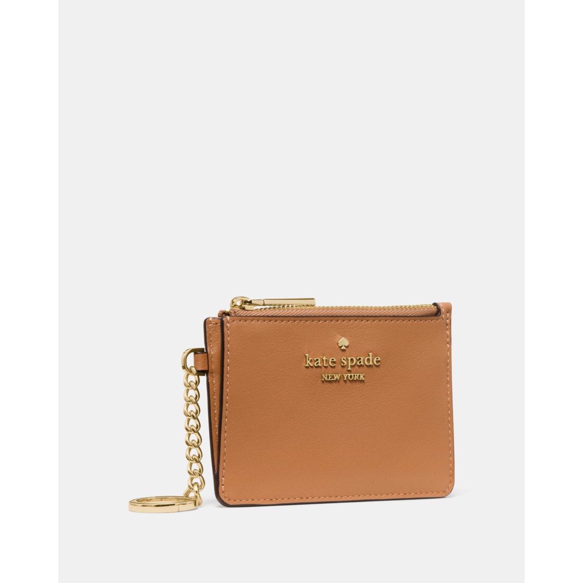 Kate Spade Key Ring Card Holder Bungalow Brown - 2