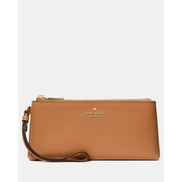Kate Spade Wren Wristlet in Bungalow Brown (KO545T3T) - Preorder