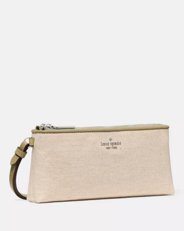 Kate Spade Wren Twill Wristlet Elm Multi - Preorder