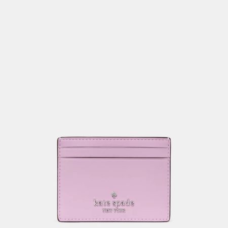 Kate Spade Small Slim Card Holder Lavender Frost - Preorder