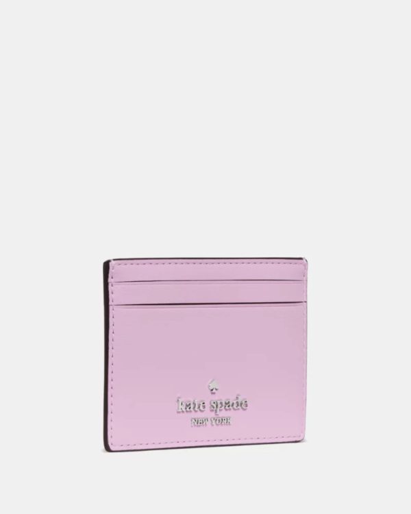 Kate Spade Small Slim Card Holder Lavender Frost - Preorder