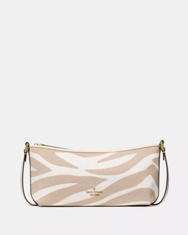 Kate Spade Lenox Zebra Mini Crossbody Bag Natural Multi - Preorder