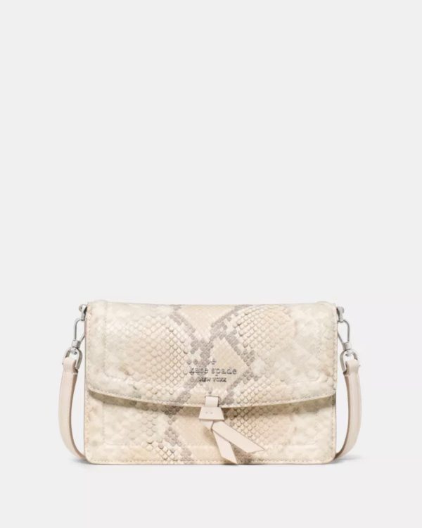 Kate Spade Knott Snake Mini Crossbody Bag Natural Multi - Preorder