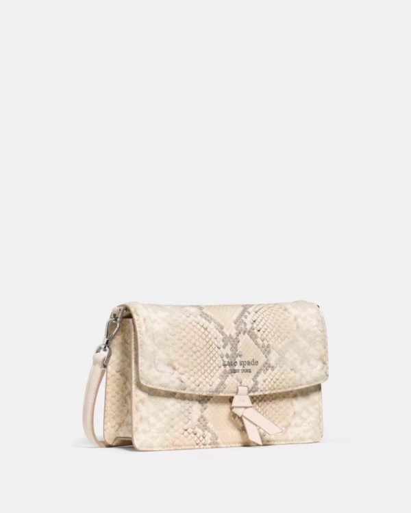 Kate Spade Knott Snake Mini Crossbody Bag Natural Multi - Preorder