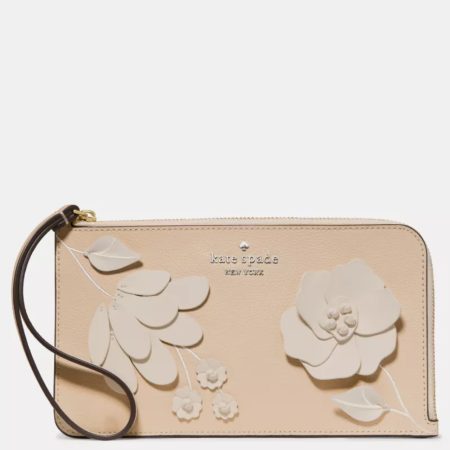 Kate Spade Lucy Floral Wristlet Milk Glass Multi - Preorder