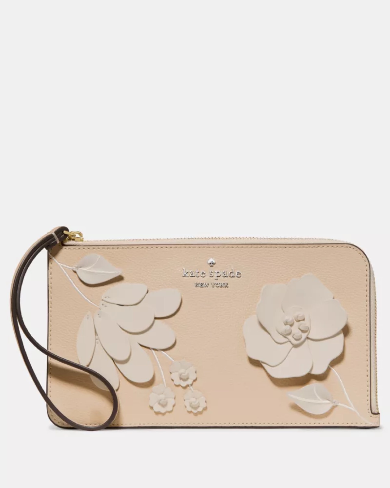 Kate Spade Lucy Floral Wristlet Milk Glass Multi - Preorder