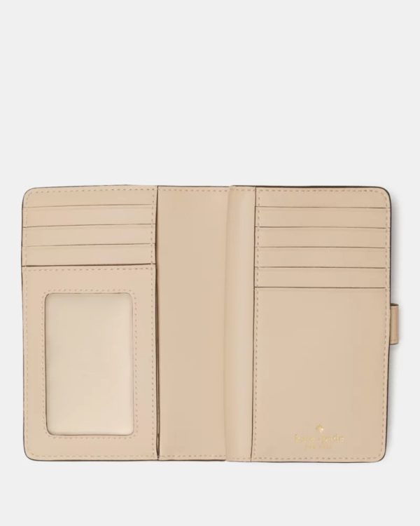 Kate Spade Floral Medium Bifold Wallet Milk Glass Multi - Preorder