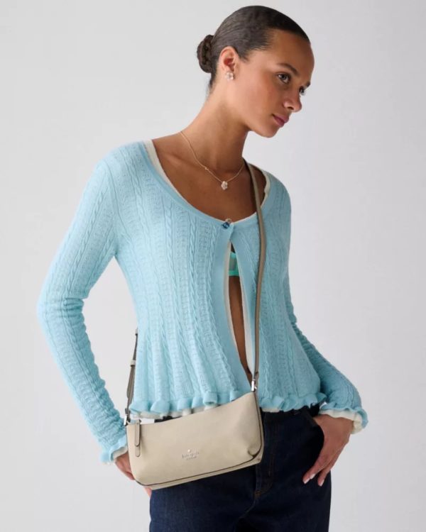 Kate Spade Lenox Suede Mini Crossbody Bag Light Sand - Preorder