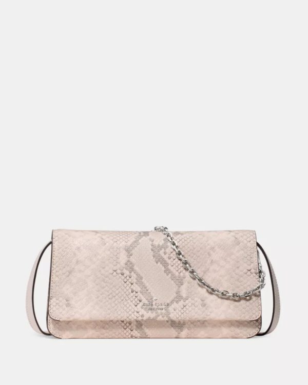 Kate Spade Ivy Snake Embossed Crossbody Bag Pink Multi - Preorder