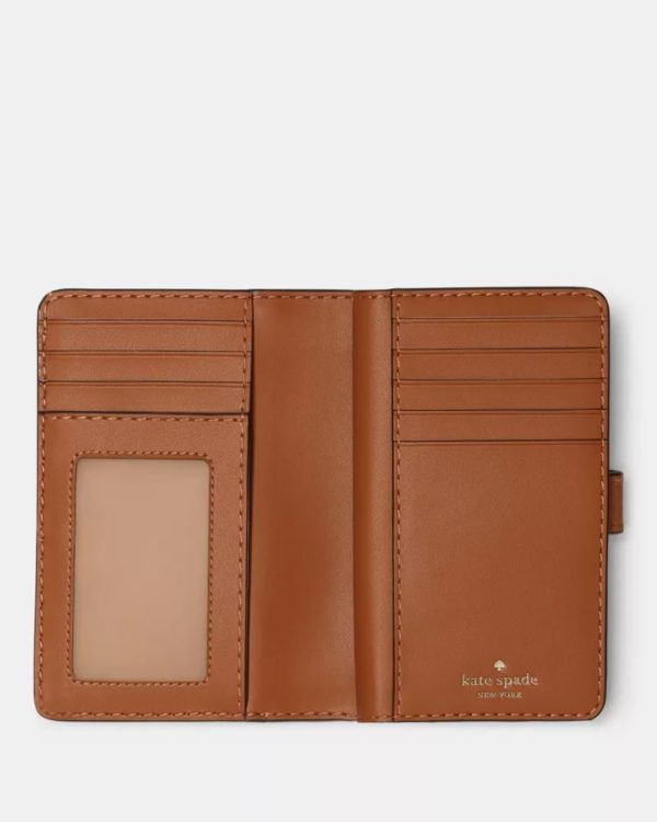 Kate Spade Medium Bifold Wallet Warm Gingerbread - Preorder