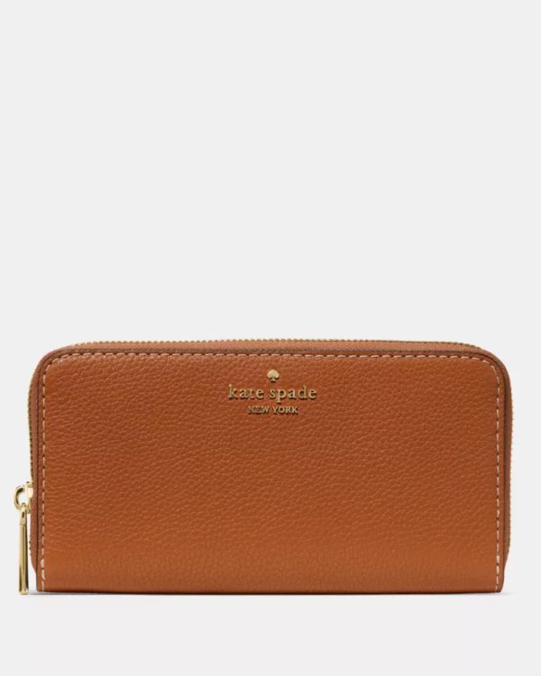 Kate Spade Large Continental Wallet Warm Gingerbread - Preorder