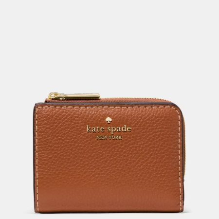 Kate Spade Small L-zip Wallet Warm Gingerbread - Preorder