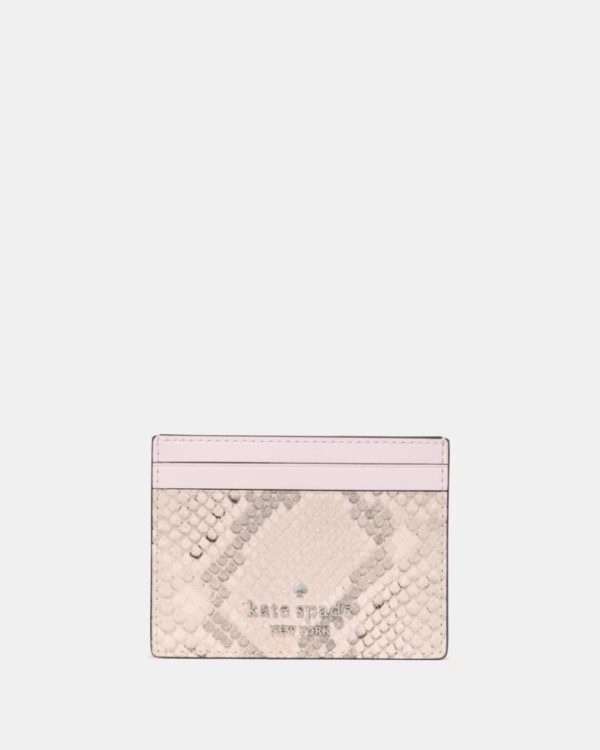 Kate Spade Snake Small Slim Card Holder - Preorder