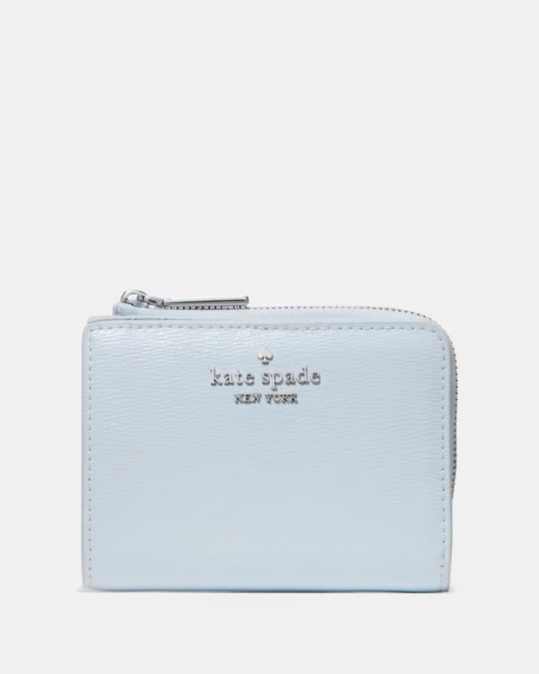 Kate Spade Small L-zip Wallet Pale Sapphirine - Preorder