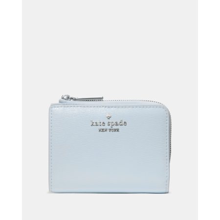 Kate Spade Small L-zip Wallet in Crisp Sky - Preorder