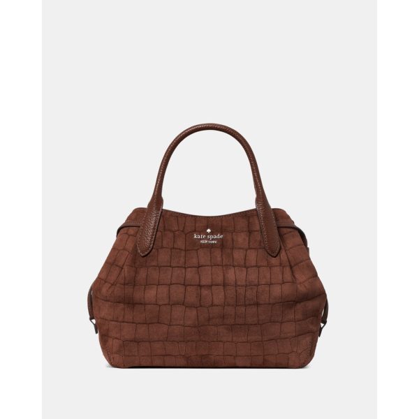 Kate Spade Dumpling Suede Croc Satchel Bag - Preorder