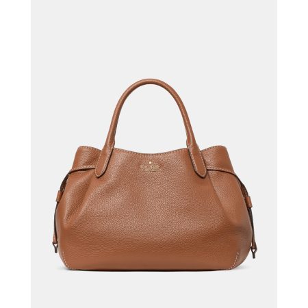 Kate Spade Dumpling Large Satchel Bag in Warm Gingerbread - Preorder