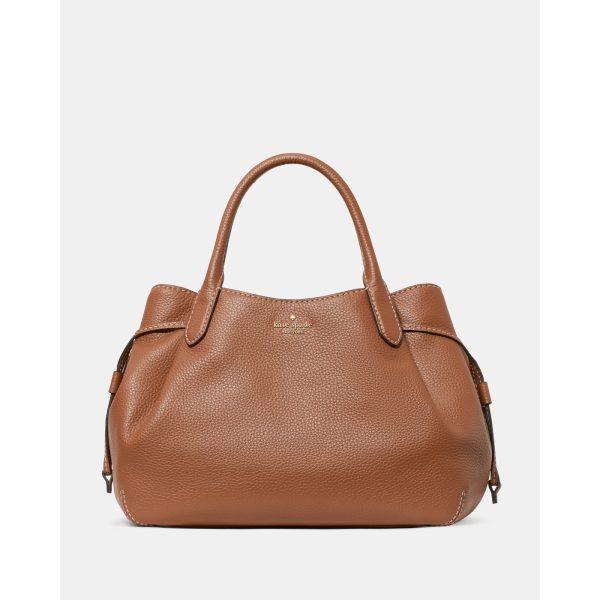 Kate Spade Dumpling Large Satchel Bag in Warm Gingerbread - Preorder