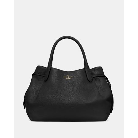Kate Spade Dumpling Large Satchel Bag in Black - Preorder