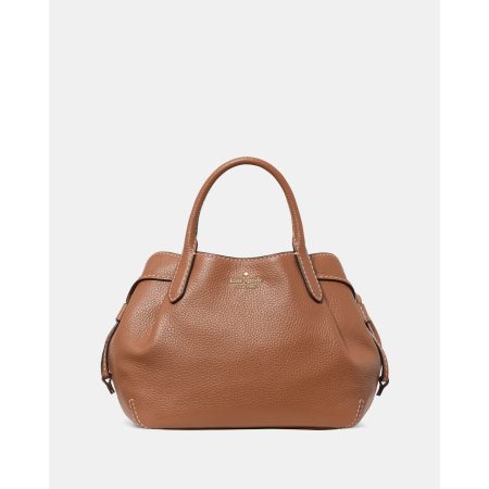 Kate Spade Dumpling Satchel Bag in Warm Gingerbread - Preorder