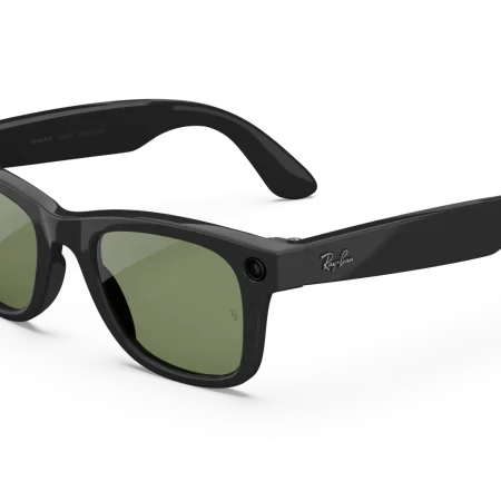 Ray-Ban Meta Wayfarer (Gen 2) Large Shiny Black Green Lenses