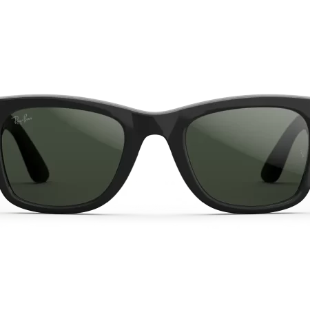 Ray-Ban Meta Wayfarer (Gen 2) Large Shiny Black Transitions Graphite Green Lenses