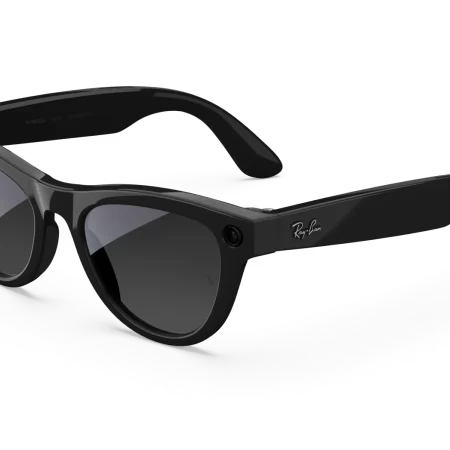Ray-Ban Meta Skyler (Gen 2) Shiny Black Polar Gradient Graphite Lenses