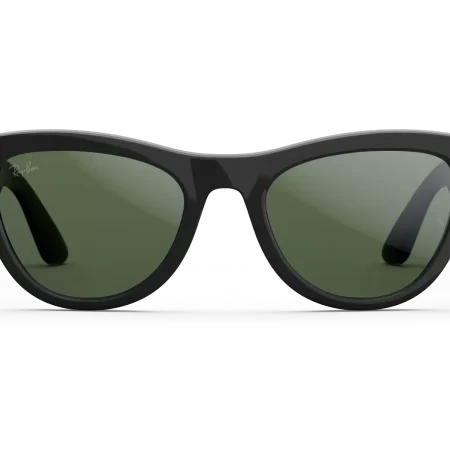 Ray-Ban Meta Skyler (Gen 2) Shiny Black Transitions Graphite Green Lenses