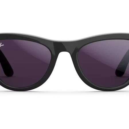 Ray-Ban Meta Skyler (Gen 2) Shiny Black Transitions Amethyst Lenses