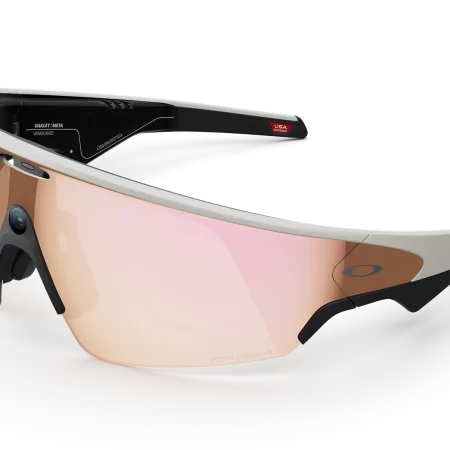 Oakley Meta Vanguard White Prizm Rose Gold Lens