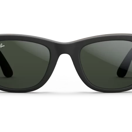 Ray-Ban Meta Wayfarer (Gen 1), Matte Black / Clear to Graphite Green Transitions, Standard