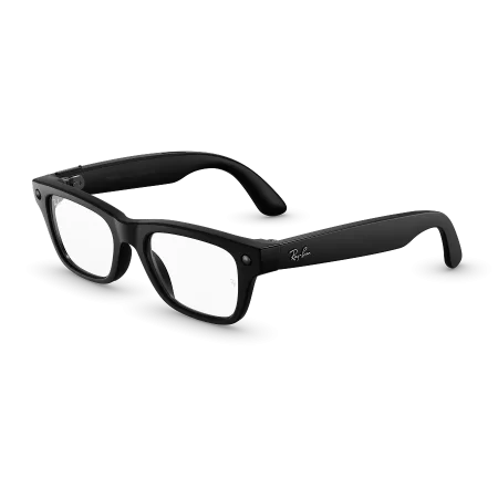 Ray-Ban Meta Blayzer Optics (Gen 2), Large Matte Black, Clear Lenses