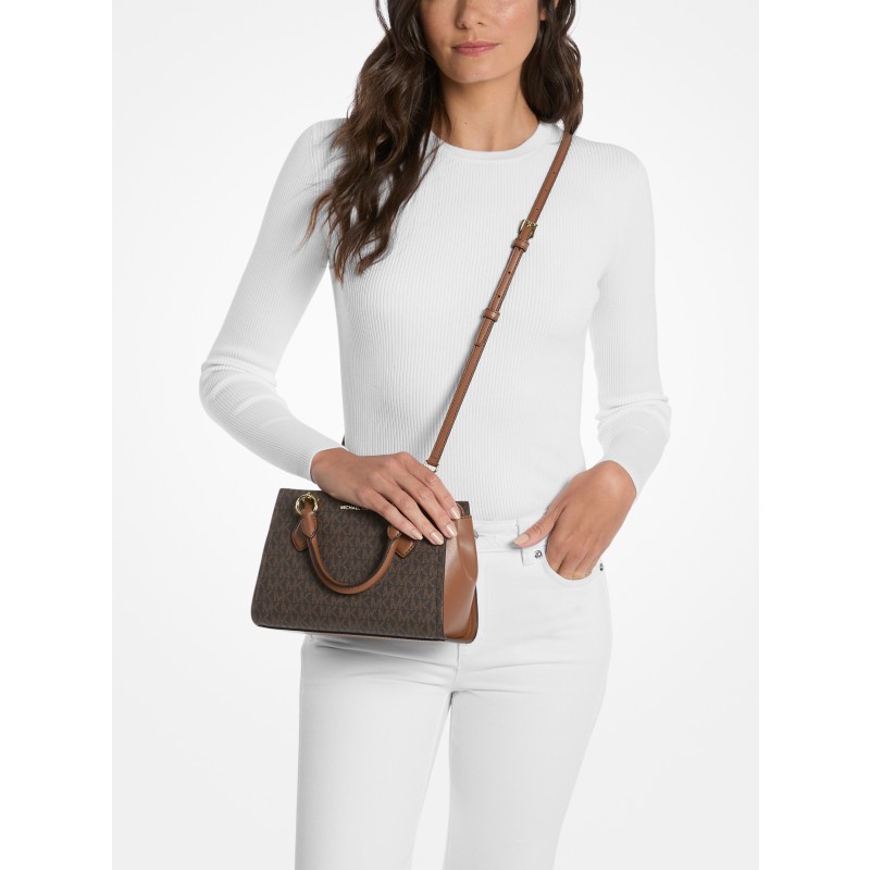 Michael Kors Marilyn Small Messenger Bag tan leather 2024