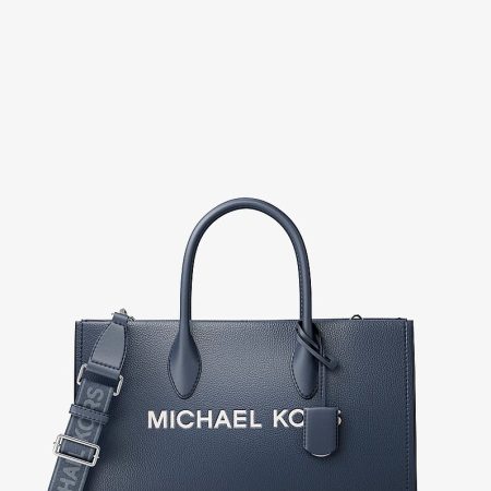 Navy Pebbled Leather